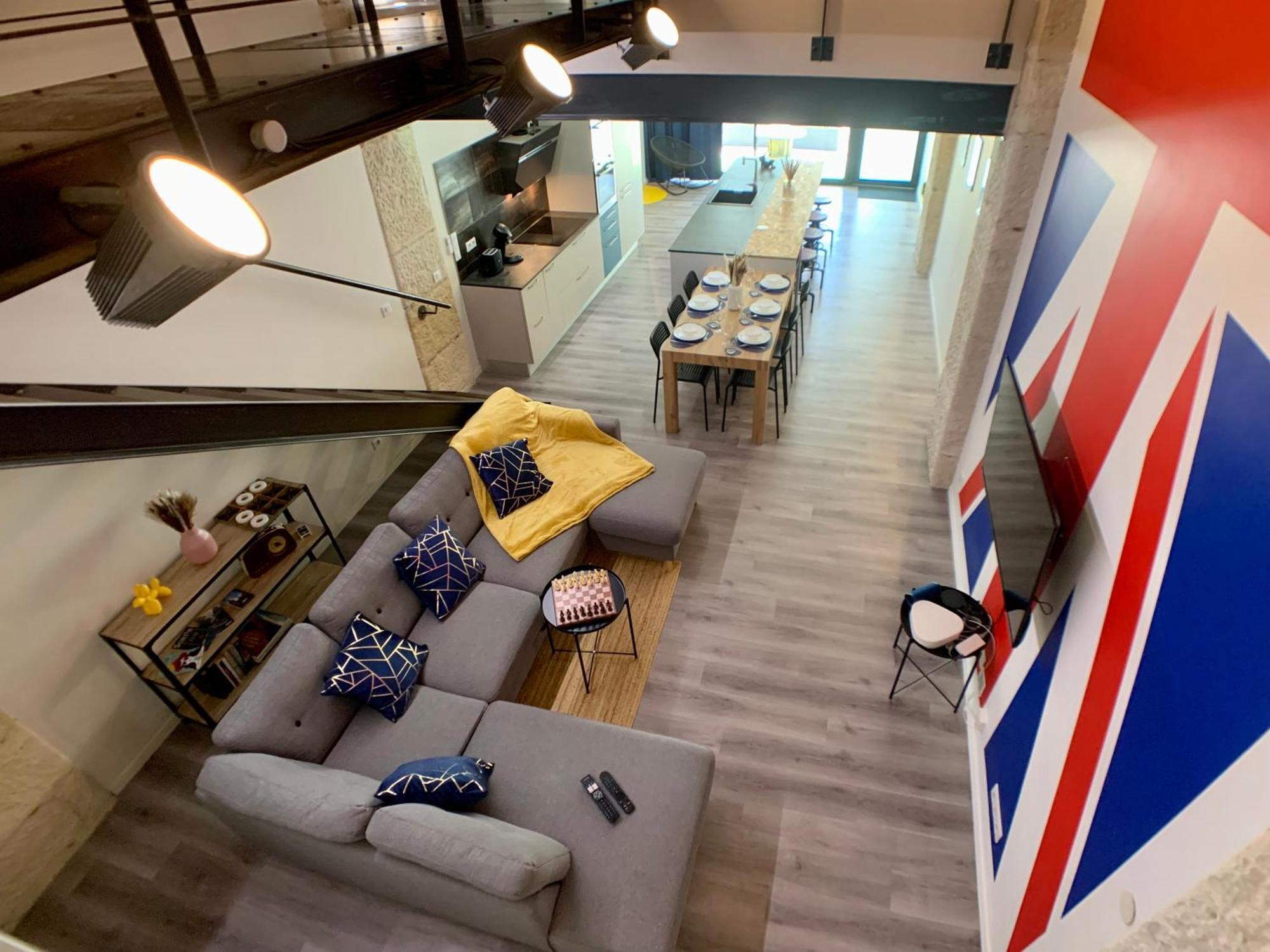 Loft Gare Cite Gastronomique Dijon Apartment Exterior photo