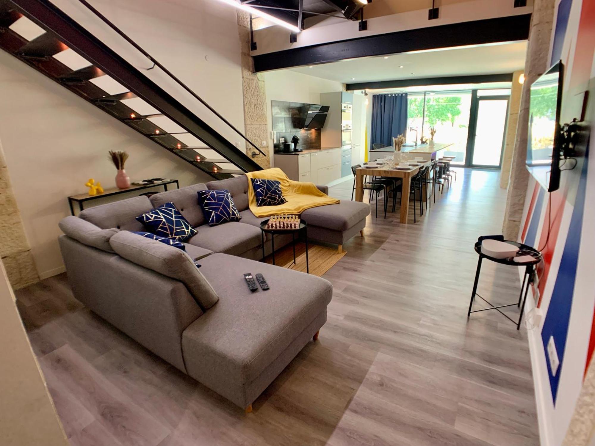 Loft Gare Cite Gastronomique Dijon Apartment Exterior photo