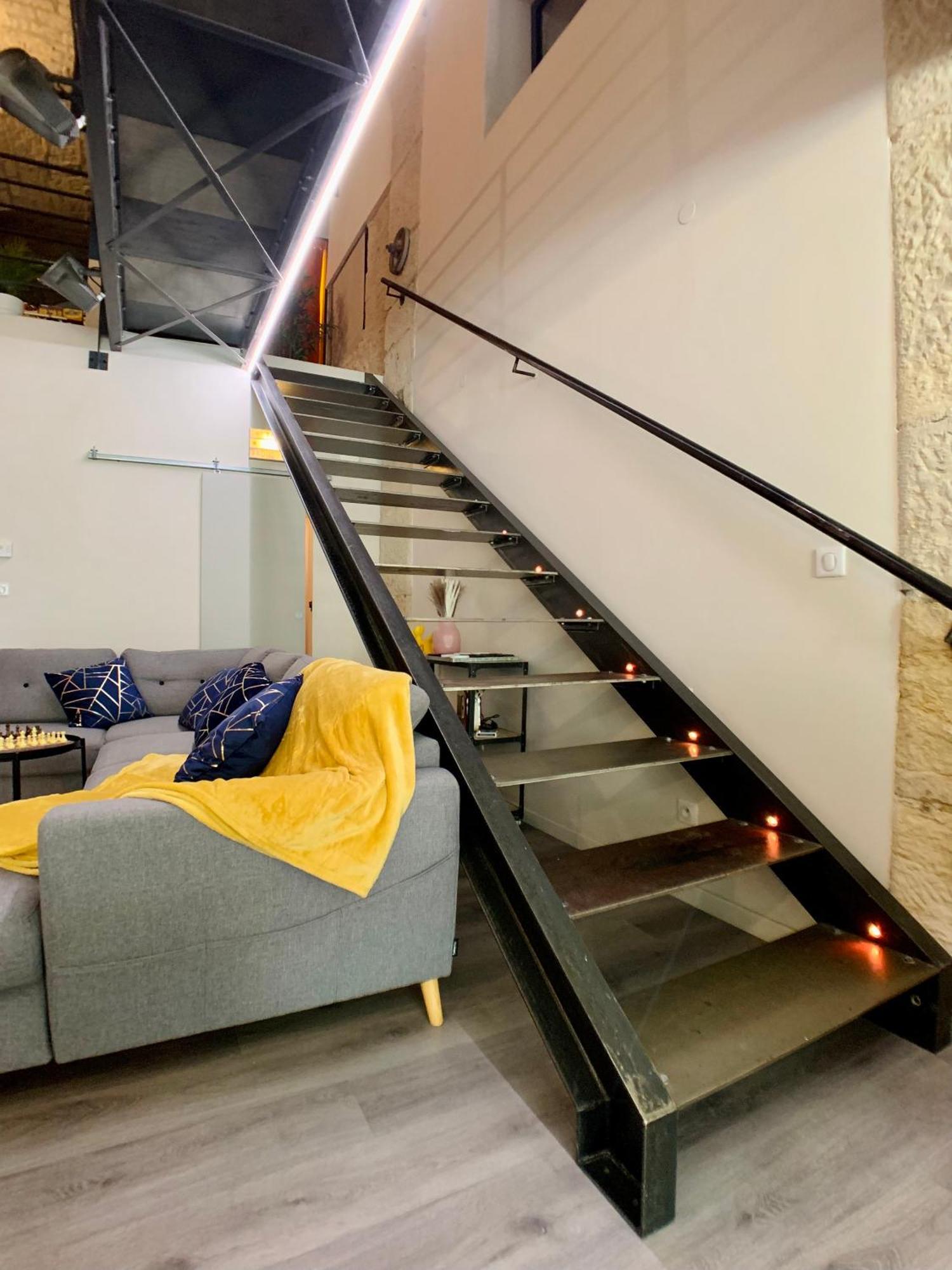 Loft Gare Cite Gastronomique Dijon Apartment Exterior photo