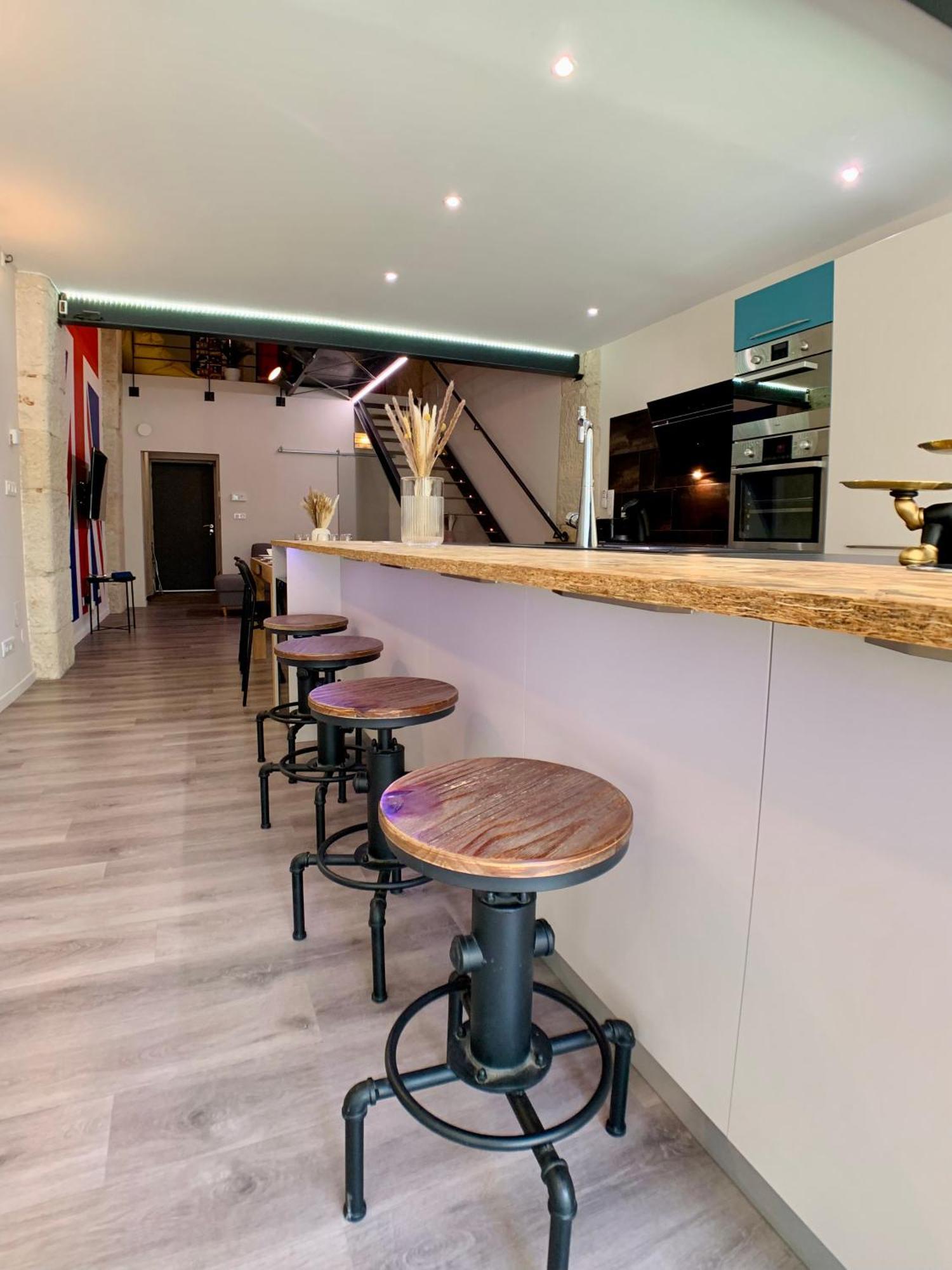 Loft Gare Cite Gastronomique Dijon Apartment Exterior photo